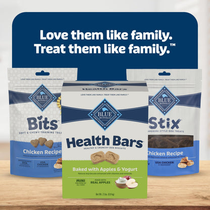 Blue Buffalo Health Bars Apple & Yogurt Dog Biscuits, 3.5 lb