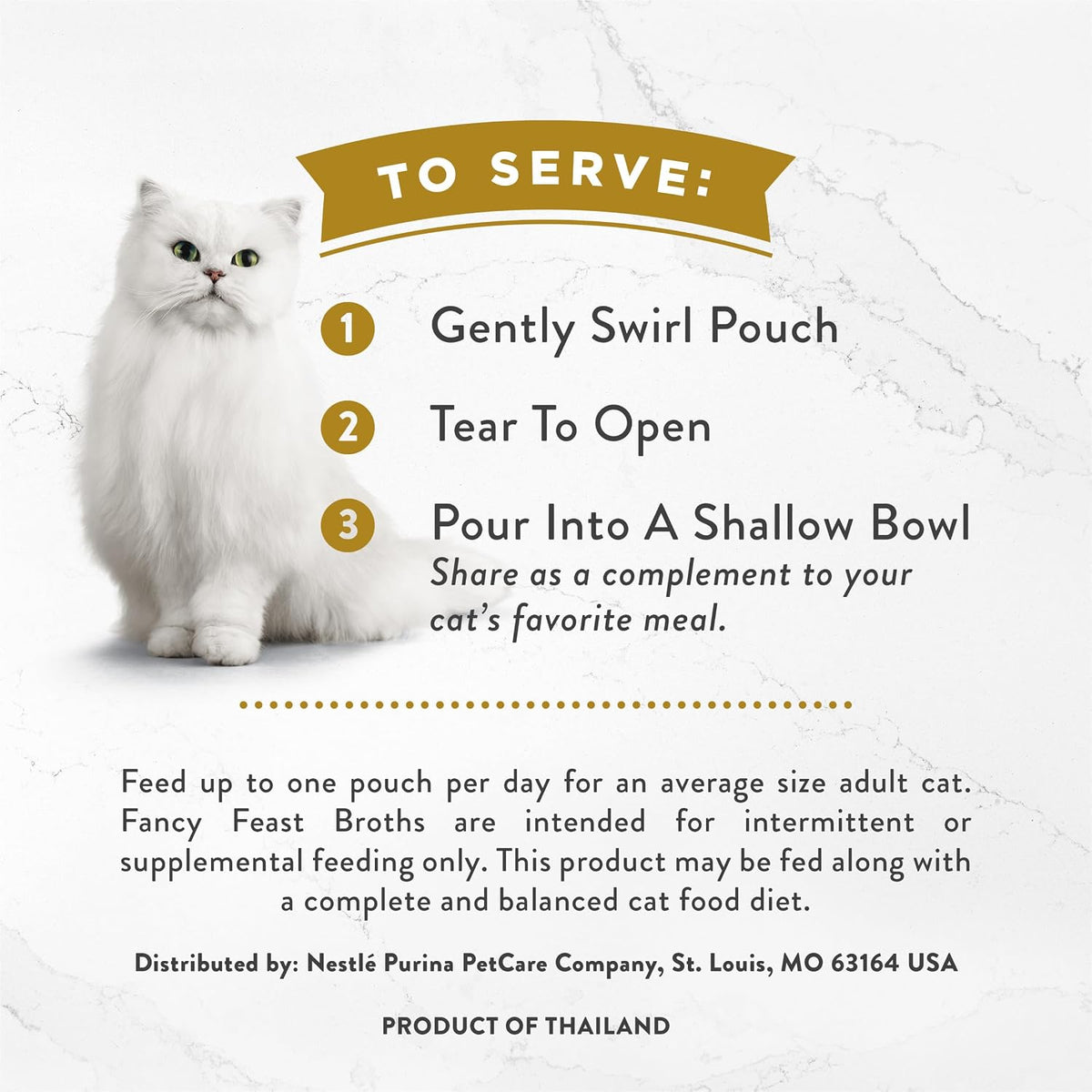 Fancy Feast Broths Seafood – lifestyle close view