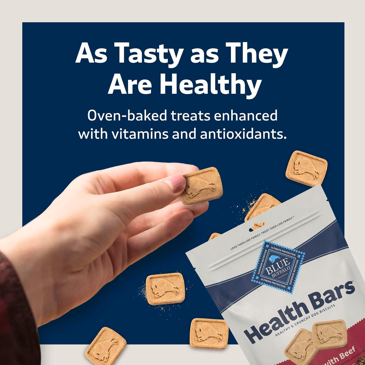 Blue Buffalo Health Bars Apple & Yogurt Dog Biscuits, 3.5 lb