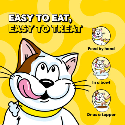 Temptations Creamy Purée Lickable Cat Treats – Seafood Variety, 48 Count
