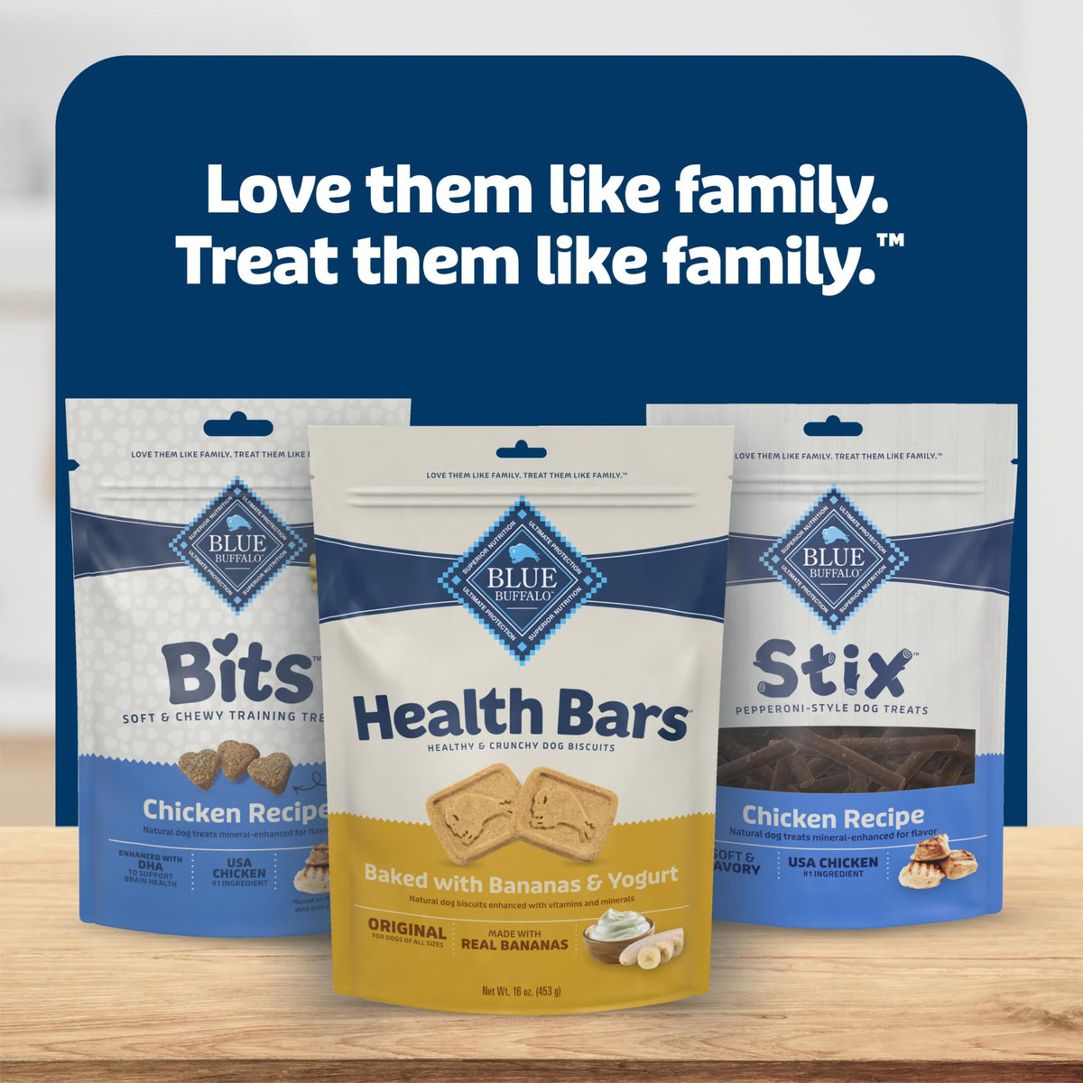 Blue Buffalo Health Bars Apple & Yogurt Dog Biscuits, 3.5 lb