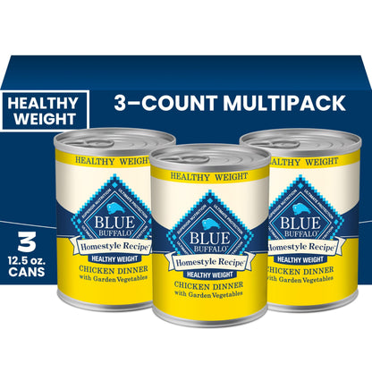 Blue Buffalo Homestyle Recipe Wet Dog Food Variety Pack, 6 Count
