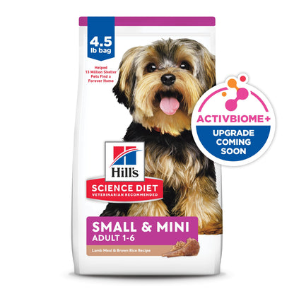 Hill's Science Diet Adult Small & Mini Dry Dog Food, Ages 1–6