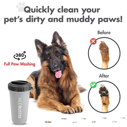 Dexas MudBuster paw washer for muddy paws