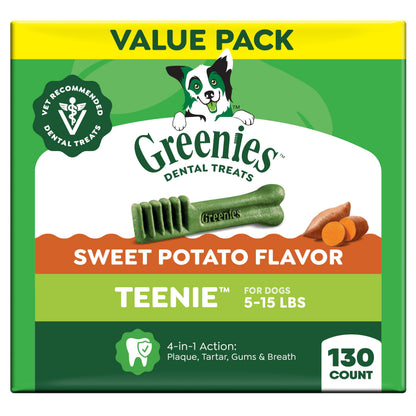 Greenies Teenie Dental Treats Mint – size reference view