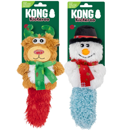 KONG Holiday Kickeroo – Medium Catnip-Filled Christmas Cat Toy