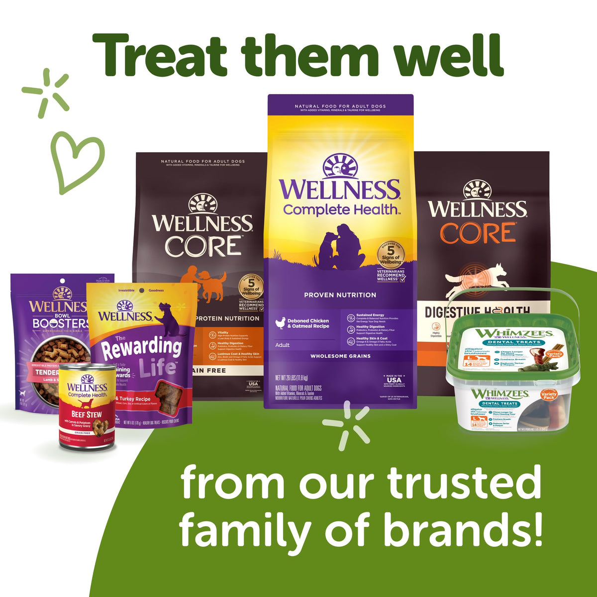 WHIMZEES Holiday Dog Dental Treats – Medium, 6 Count