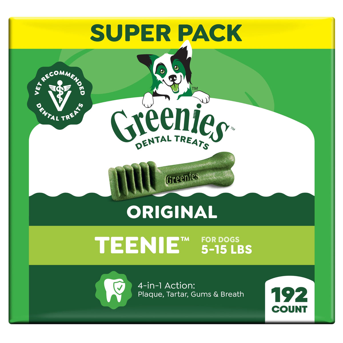 Greenies Teenie Dental Treats Mint – top view