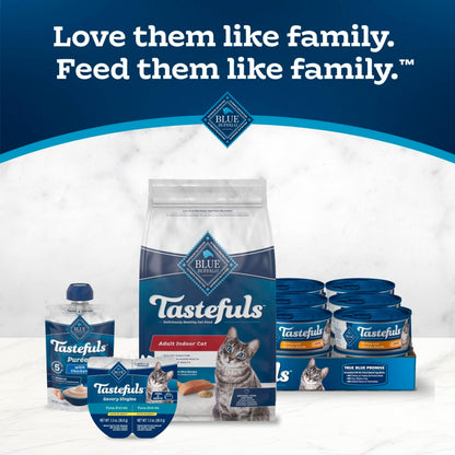 Blue Buffalo Tastefuls Chicken Dry Cat Food for Adult Indoor Cats, 7 lb
