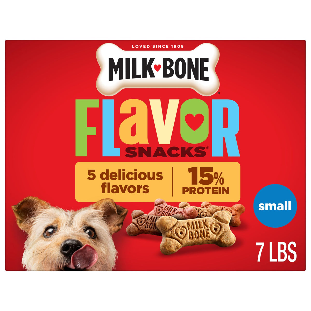 Milk-Bone Flavor Snacks Mini Dog Biscuits, 36 oz