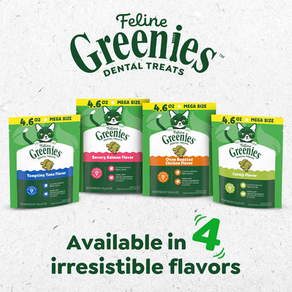 Feline Greenies Dental Treats – scale view