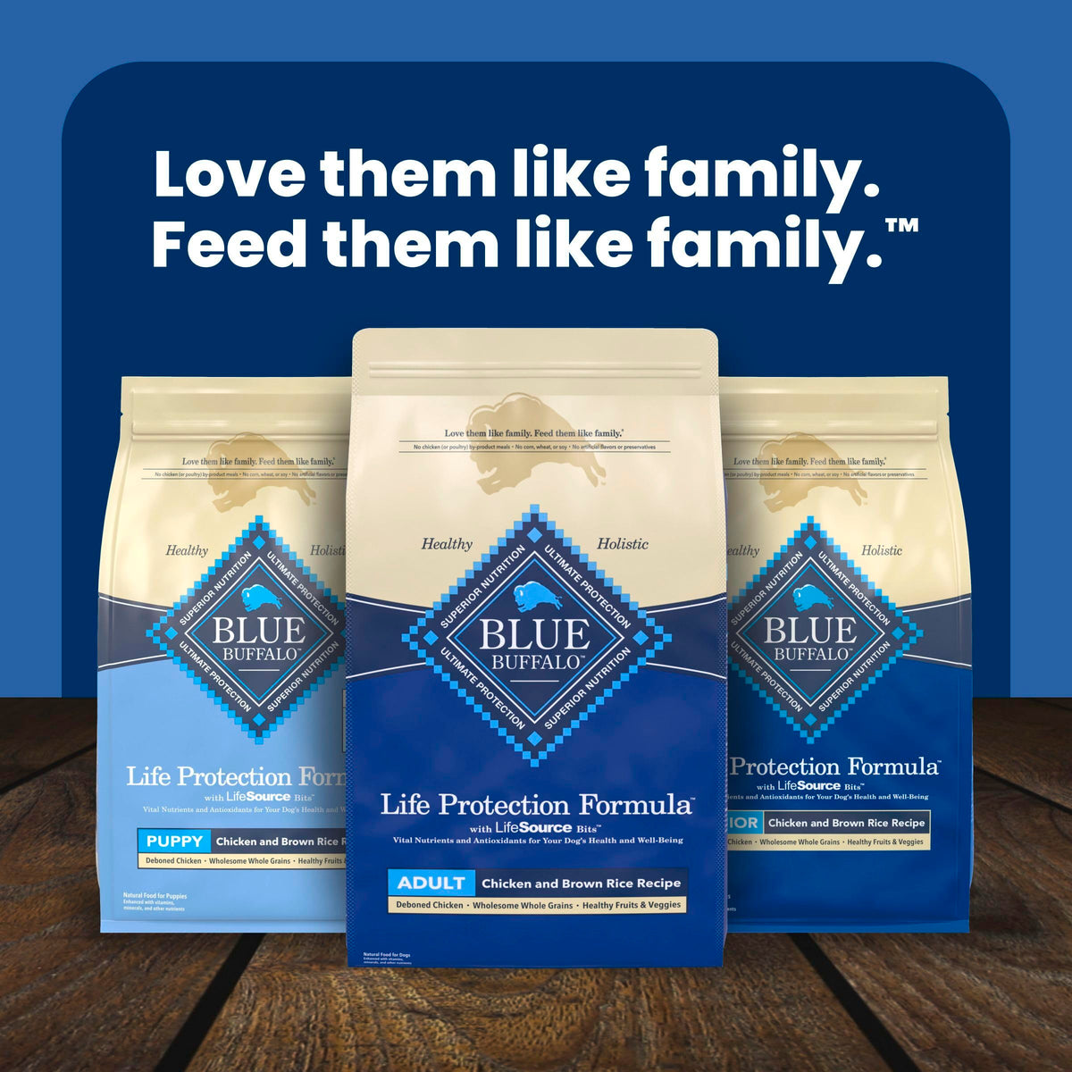 Blue Buffalo Life Protection Adult Dry Dog Food – Chicken & Brown Rice, 5 lb