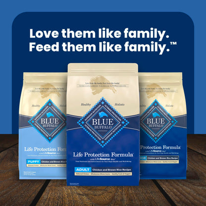 Blue Buffalo Life Protection Adult Dry Dog Food – Chicken & Brown Rice, 5 lb