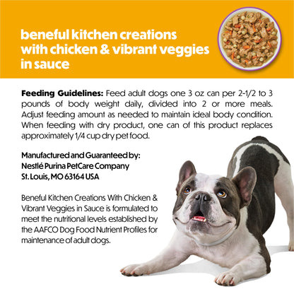 Purina Beneful Kitchen Creations Lamb Wet Dog Food in Sauce, 12 Cans