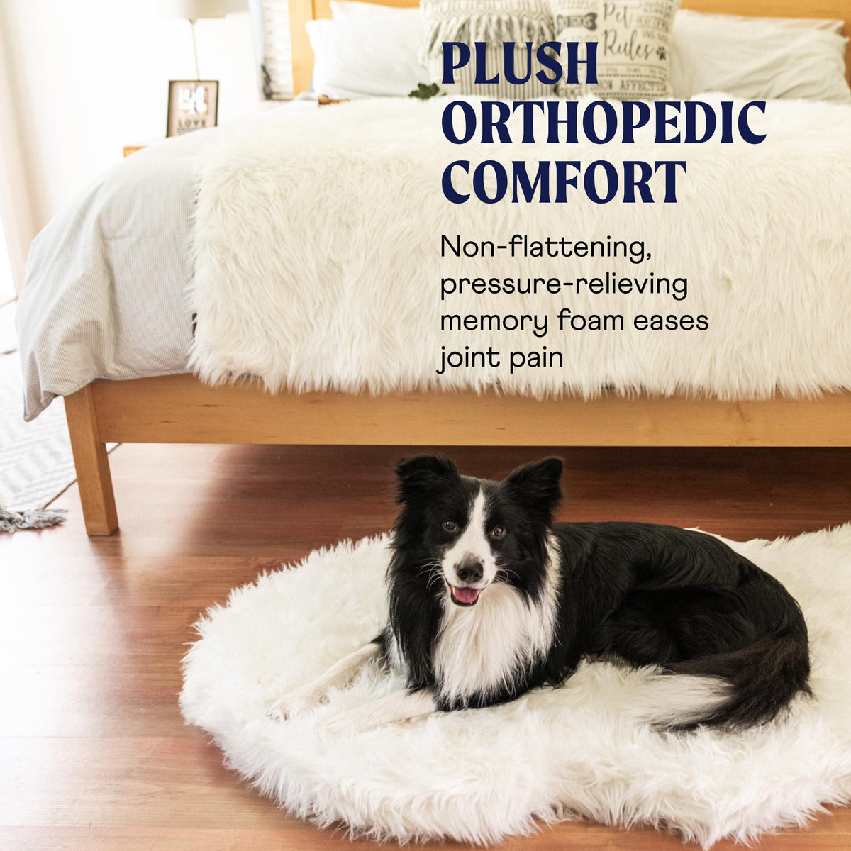 PupRug Orthopedic Dog Bed – texture and finish detail