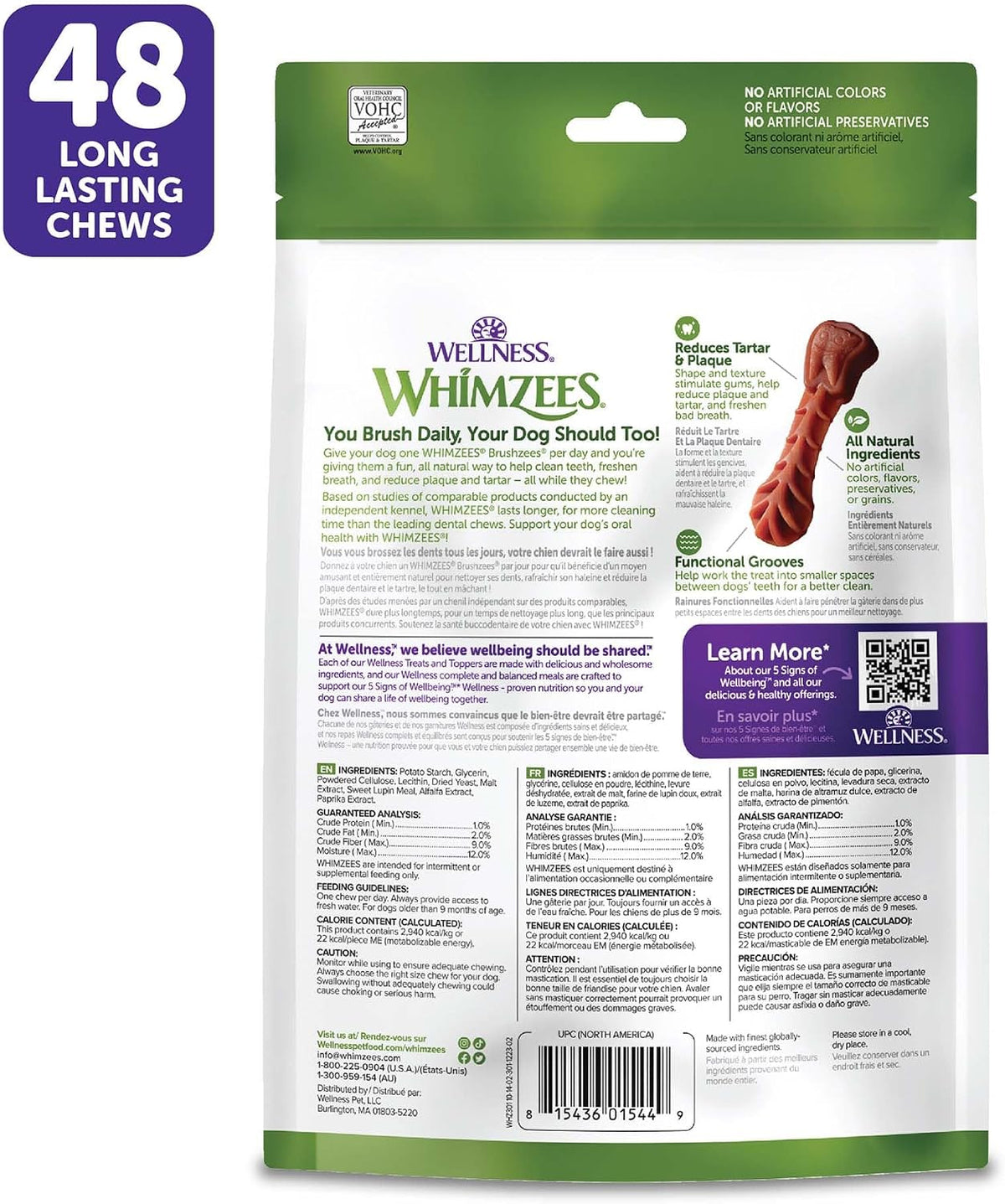 Whimzees natural dental treats for dogs