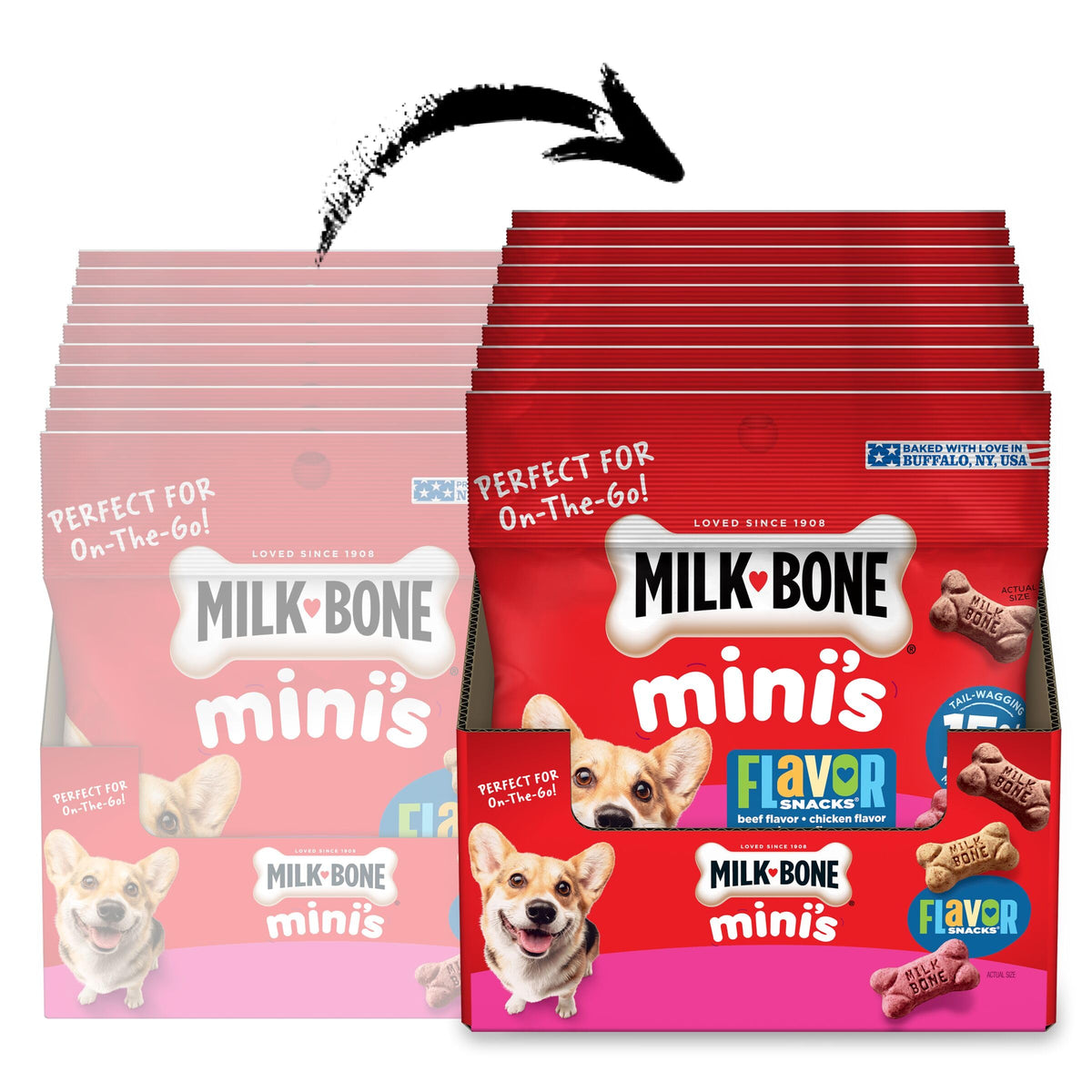 Milk-Bone Flavor Snacks Mini Dog Biscuits, 36 oz