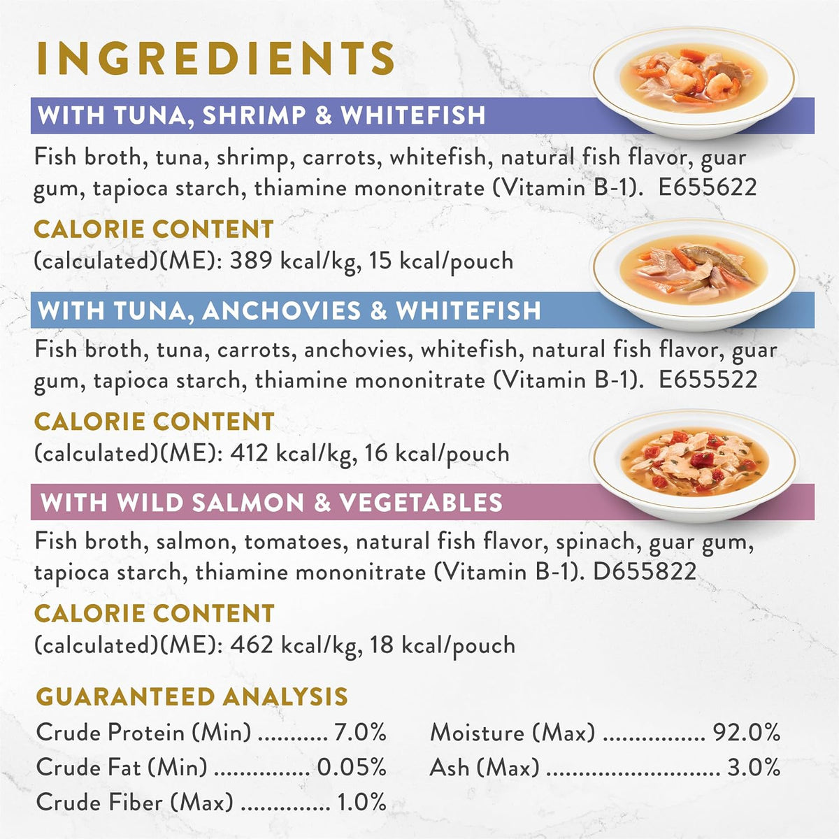Fancy Feast Broths Seafood – angle detail view