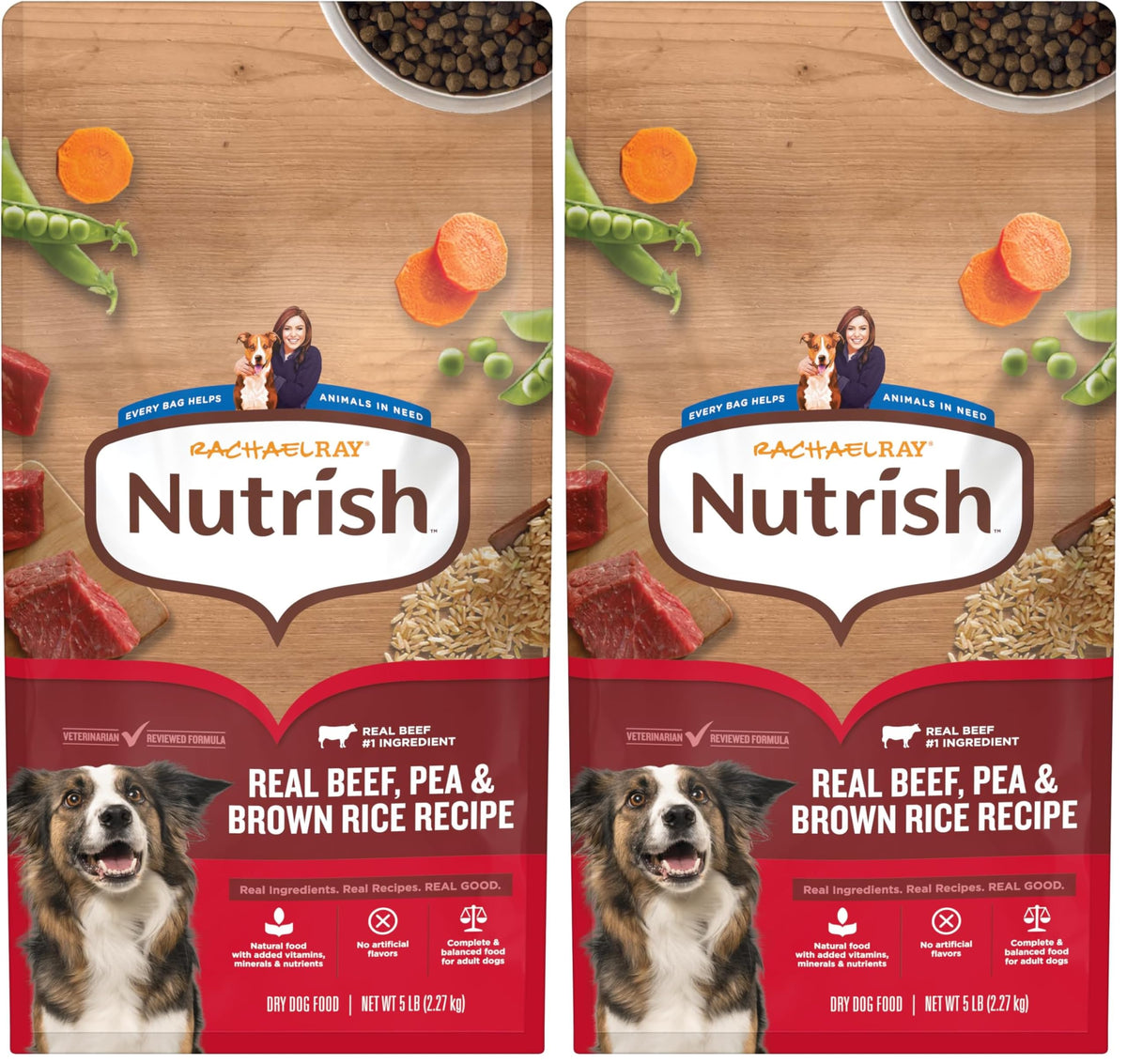 Rachael Ray Nutrish Beef Dog Food – close-up detail view