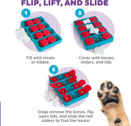 Outward Hound Nina Ottosson Dog Brick treat puzzle toy