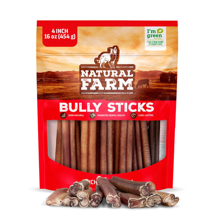 Odor-Free Bully Sticks 6 Inch – alternate angle view