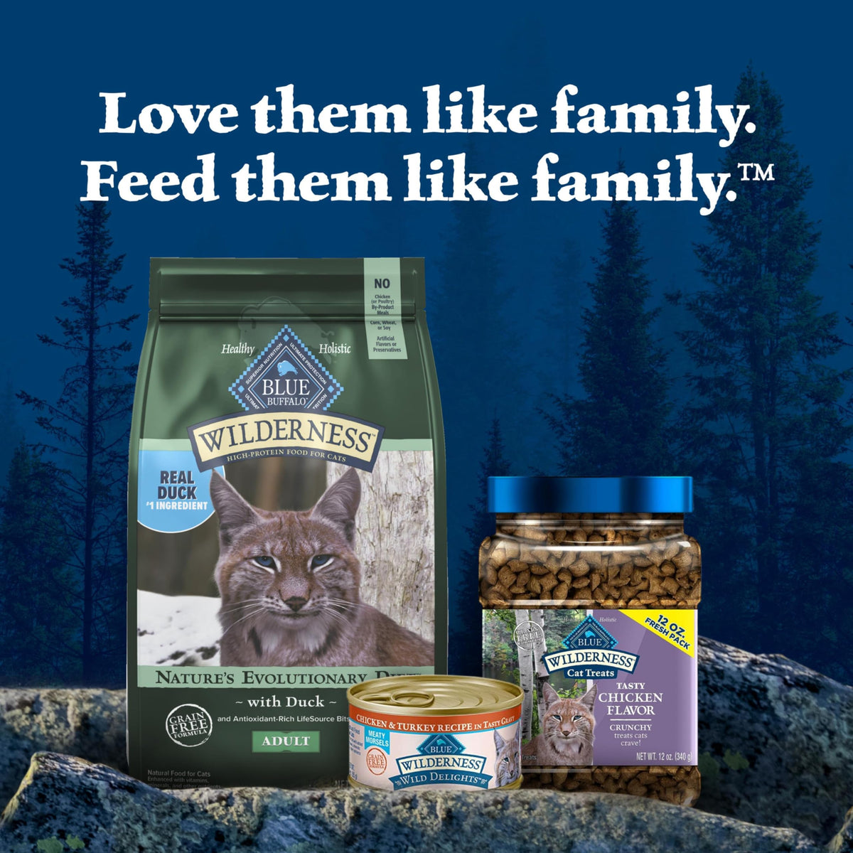 Blue Buffalo Wilderness Chicken Grain-Free Dry Cat Food, 12 lb