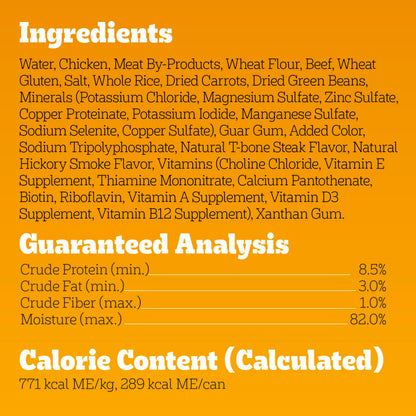 Pedigree Choice Cuts Beef & Country Stew Wet Dog Food – 13.2 oz Cans, 12-Pack