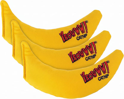 Yeowww! Chi-CAT-a Banana catnip toy - 7 inch banana for bunny kicks