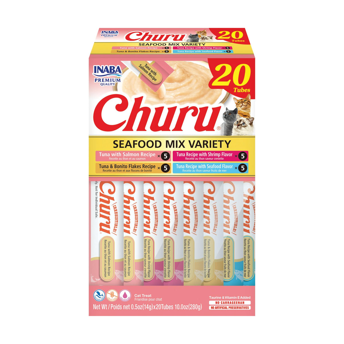 INABA Churu Cat Treats – controls close-up