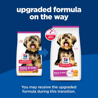 Hill's Science Diet Adult Small & Mini Dry Dog Food, Ages 1–6