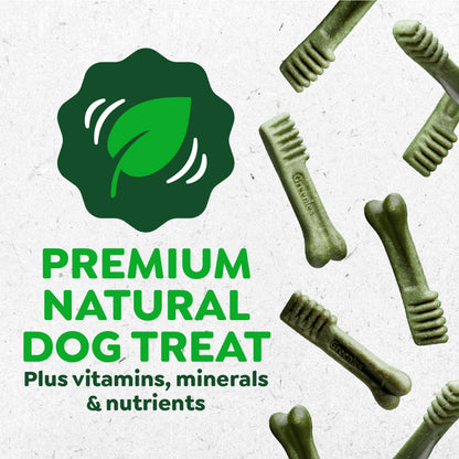 Greenies Teenie Natural Dental Dog Treats – Fresh Mint Flavor, 43 Count