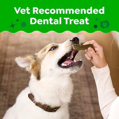 Greenies Teenie Natural Dental Dog Treats – Fresh Mint Flavor, 43 Count