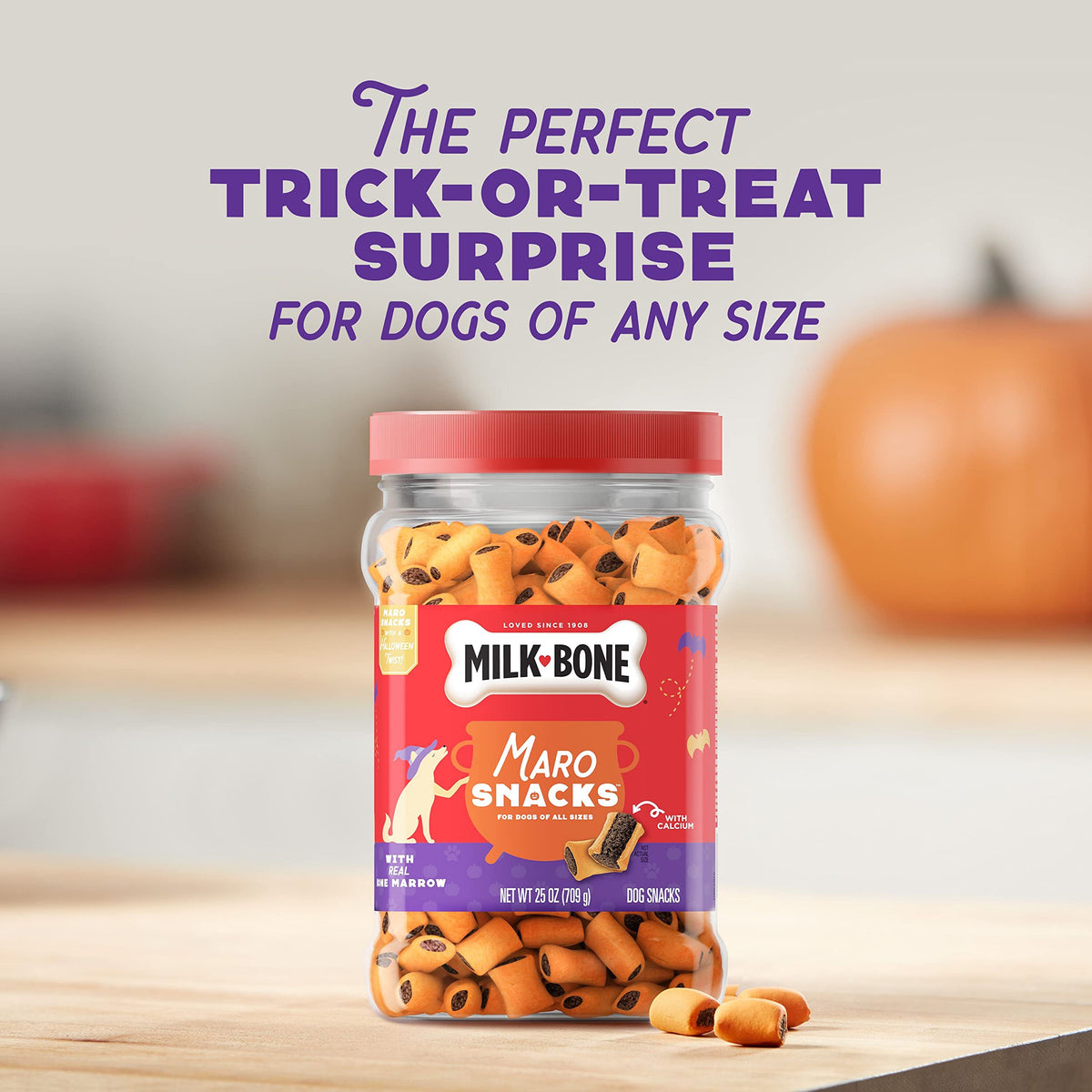 Milk-Bone MaroSnacks small dog treats canister