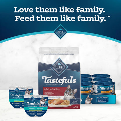 Blue Buffalo Tastefuls Chicken Dry Cat Food for Adult Indoor Cats, 7 lb
