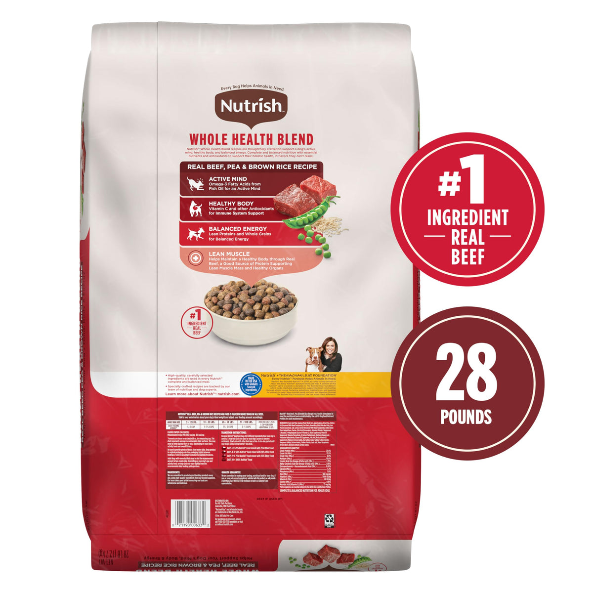 Rachael Ray Nutrish Beef Dog Food – in-use lifestyle view