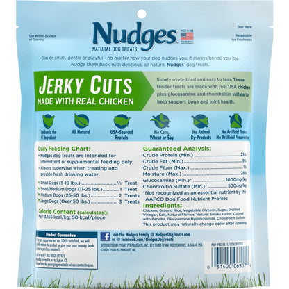 Blue Buffalo Nudges Chicken Jerky Cuts Dog Treats, 16 oz