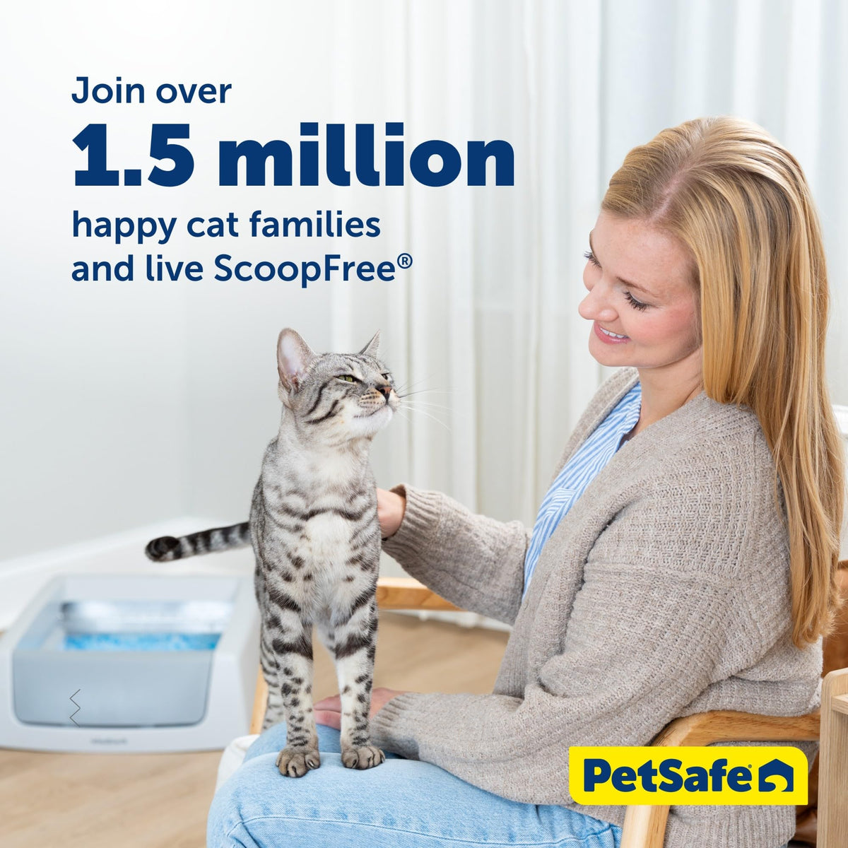 PetSafe ScoopFree Lavender Crystal Disposable Cat Litter Trays, 4-Pack