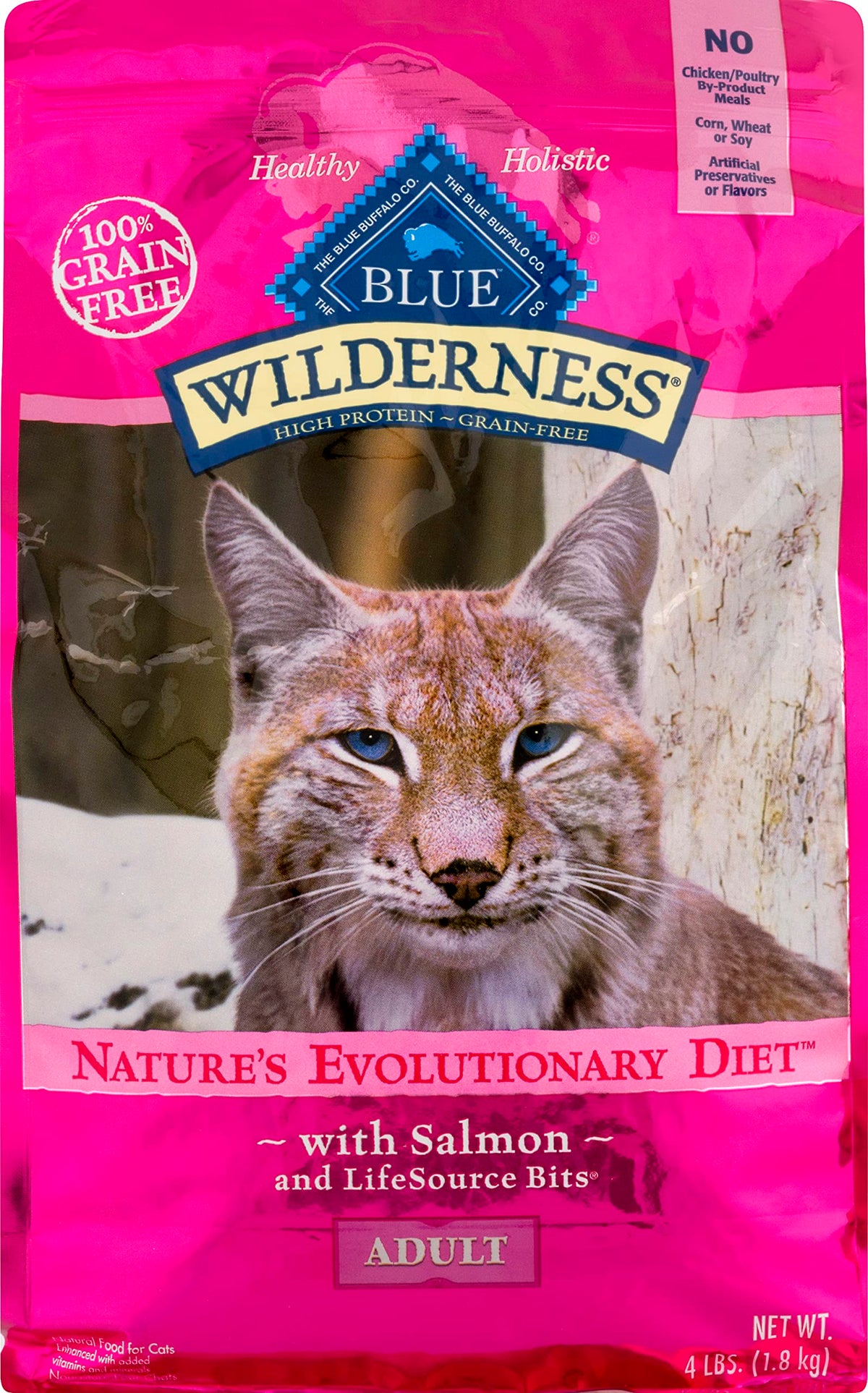 Blue Buffalo Wilderness Chicken Grain-Free Dry Cat Food, 12 lb