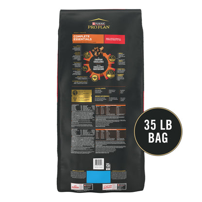 Purina Pro Plan Complete Essentials Chicken & Rice Dry Dog Food, 35 lb