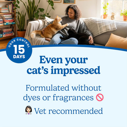 Fresh Step Advanced Ever Fresh Unscented Clumping Cat Litter, 2-Pack