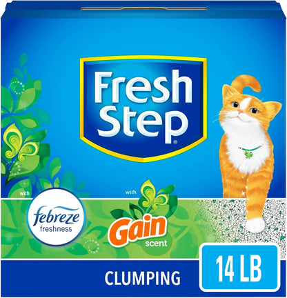 Fresh Step Odor Shield Multi Cat Clumping Cat Litter, 14 lb.