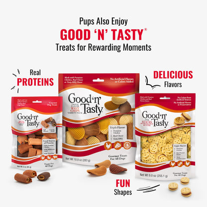 Good 'n' Fun Triple Flavor Kabobs Dog Chews, 24 oz