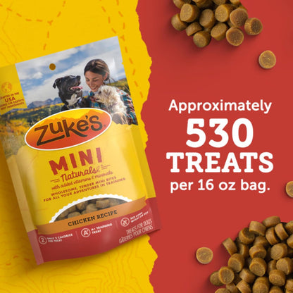 Zuke's Mini Naturals Chicken Dog Training Treats, 16 oz