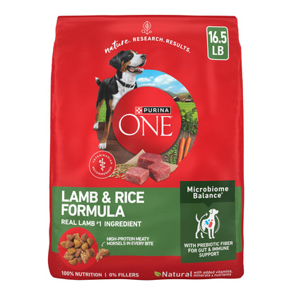 Purina ONE Lamb & Rice Formula Dry Dog Food for Digestive Support