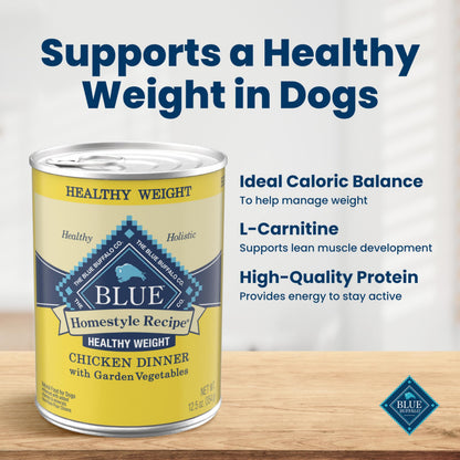 Blue Buffalo Homestyle Recipe Wet Dog Food Variety Pack, 6 Count