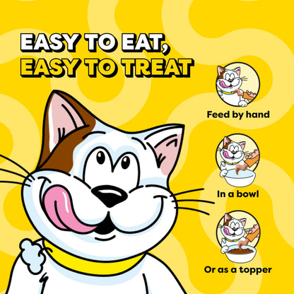 Temptations Creamy Purée Lickable Cat Treats – Seafood Variety, 48 Count