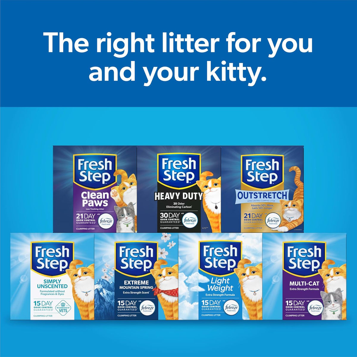 Fresh Step Odor Shield Multi Cat Clumping Cat Litter, 14 lb.