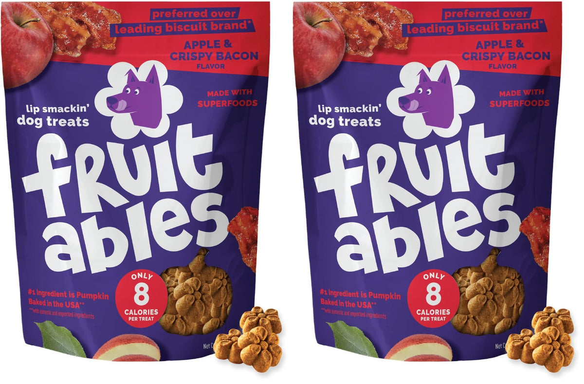 Fruitables Pumpkin & Blueberry Low-Calorie Baked Dog Treats, 12 oz