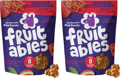 Fruitables Pumpkin & Blueberry Low-Calorie Baked Dog Treats, 12 oz