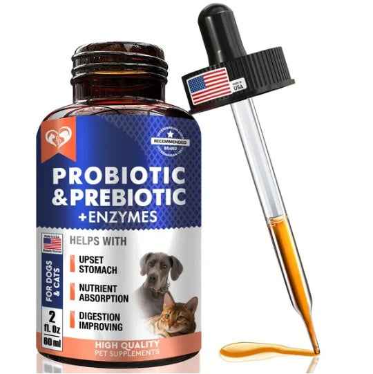 Holistic Probiotics Blend for Dogs & Cats – Enzymes + Prebiotics